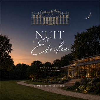 La "Nuit Étoilée" s’invite au Château de Thoiry le 4 juillet