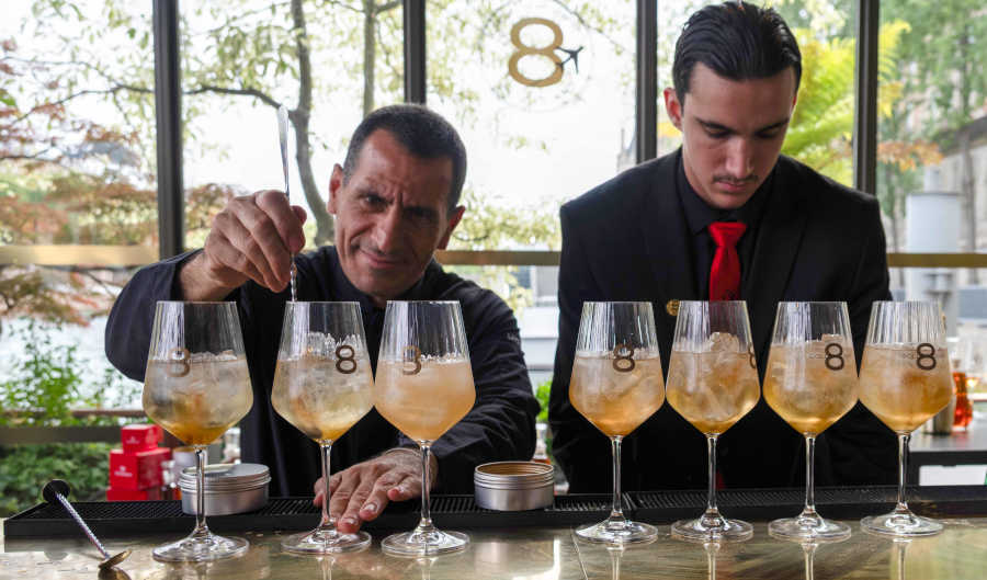 10 Ans Golden Eight - Pierre Boueri Mixologue des Grandes Distilleries Peureux Massenez - © Golden EIght/Romain Rondeau