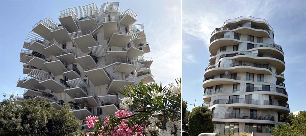 L’Arbre Blanc conçu par Sou Fujimoto, Nicolas Laisné, Manal Rachdi et OXO Architectes - Folie Divine de Farshid Moussavi - © Catherine Monbreault