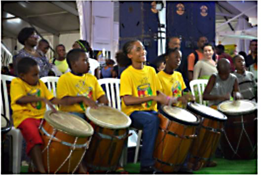 Festival de Gwo Ka à Sainte-Anne en Guadeloupe