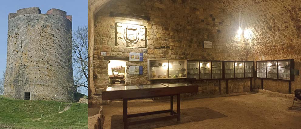 Donjon et salle d'exposition du château fort de Guise - © Hubert Gouleret