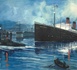André GALLAND, Ile de France sortant du Port du Havre, 1931, collection particulière ©Hervé Lewandowski - © ADAGP