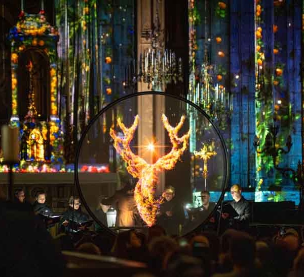 Saint-Eustache s’embrase de lumières avec "l’Odyssée Céleste"