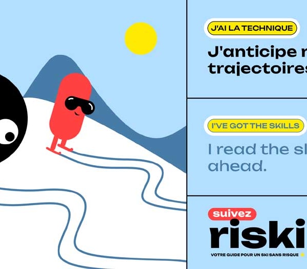 RISKI, campagne de prévention des accidents sur les domaines skiables