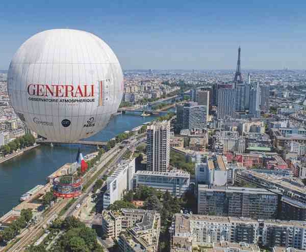 Voir Paris autrement avec le Ballon Generali